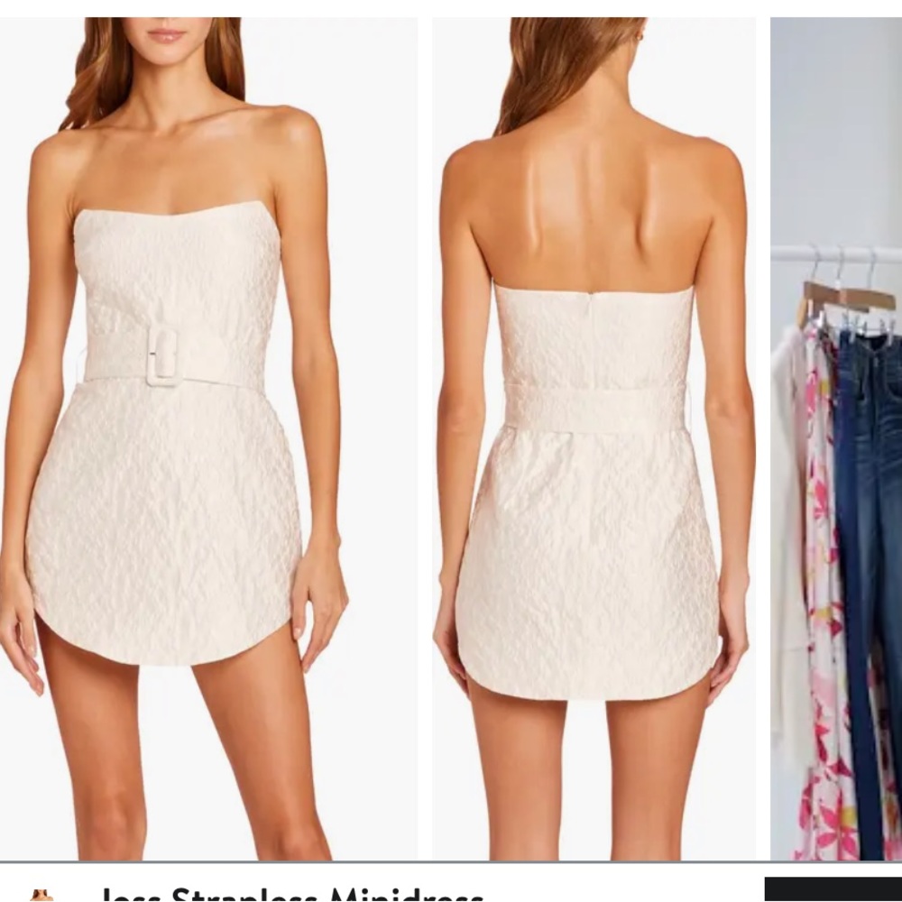 Amanda Uprichard - Joss Strapless Minidress